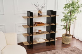 Hanah Home Estantería Shb-017 en Negro